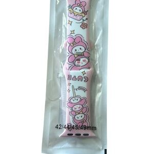 My Melody Apple Watch Band 42 44 45 49mm Pink‎ Kawaii Cute Sanrio